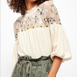 NWT Free People Monday Morning Top